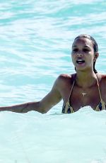 LAIS RIBEIRO in Bikini at a Beach in Miami 02/18/2018