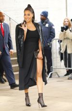 LALA ANTHONY Arrives at Michael Kors Show at New York Fashion Week 02/14/2018