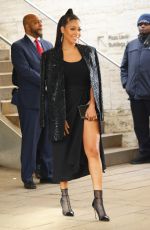 LALA ANTHONY Arrives at Michael Kors Show at New York Fashion Week 02/14/2018