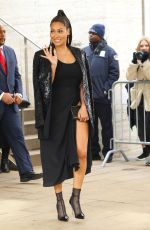 LALA ANTHONY Arrives at Michael Kors Show at New York Fashion Week 02/14/2018