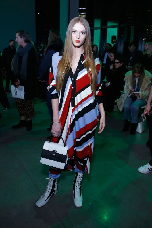 LARSEN THOMPSON at Adam Selman Fashion Show at NYFW in New York 02/08/2018