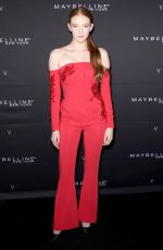 LARSEN THOMPSON at Maybelline New York x V Magazine Fashion Week Party in New York 02/11/2018
