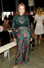LARSEN THOMPSON at Tadashi Shoji Fashion Show at New York Fashion Week 02/08/2018