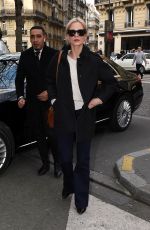 LAURA BAILEY Arrives at Ritz Hotel in Paris 02/26/2018