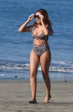 LAURA SIMPSON in Bikini on the Beach in Spain 02/20/2018