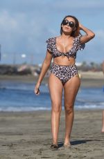 LAURA SIMPSON in Bikini on the Beach in Spain 02/20/2018