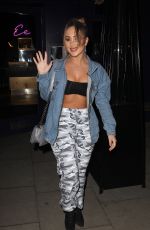 LAURYN GOODMAN at Eelbrook Restaurant in London 02/23/2018