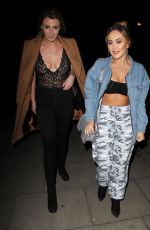 LAURYN GOODMAN at Eelbrook Restaurant in London 02/23/2018