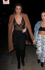 LAURYN GOODMAN at Eelbrook Restaurant in London 02/23/2018
