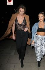 LAURYN GOODMAN at Eelbrook Restaurant in London 02/23/2018