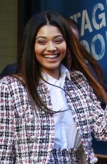 lDANIELLE HERRINGTON Leaves Good Morning America in New York 02/13/2018