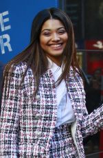 lDANIELLE HERRINGTON Leaves Good Morning America in New York 02/13/2018