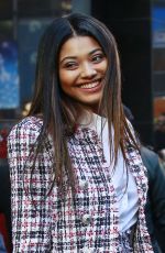 lDANIELLE HERRINGTON Leaves Good Morning America in New York 02/13/2018