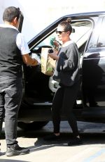 LEA MICHELE Arrives at a Hair Salon in Los Angeles 02/12/2018