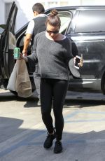 LEA MICHELE Arrives at a Hair Salon in Los Angeles 02/12/2018