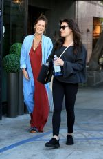LEA MICHELE Leaves Nine Zero One Salon in West Hollywood 02/12/2018