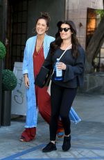 LEA MICHELE Leaves Nine Zero One Salon in West Hollywood 02/12/2018