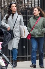 LEA MICHELE Out and About in New York 02/18/2018