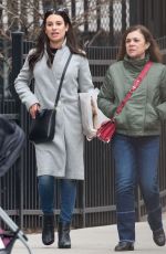 LEA MICHELE Out and About in New York 02/18/2018