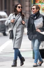 LEA MICHELE Out and About in New York 02/18/2018