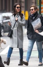 LEA MICHELE Out and About in New York 02/18/2018