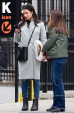 LEA MICHELE Out and About in New York 02/18/2018