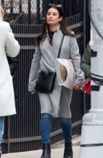 LEA MICHELE Out and About in New York 02/18/2018