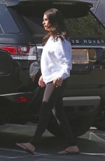 LEA MICHELE Out in Los Angeles 02/20/2018