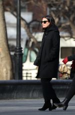 LEA MICHELE Out in New York 02/13/2018