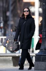 LEA MICHELE Out in New York 02/13/2018
