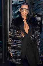 LEANETTA ROBINSON Leaves Carmen Marc Valvo Fashion Show in New York 02/11/2018