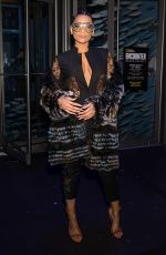 LEANETTA ROBINSON Leaves Carmen Marc Valvo Fashion Show in New York 02/11/2018
