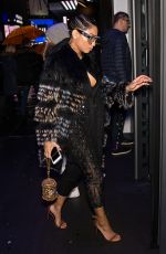 LEANETTA ROBINSON Leaves Carmen Marc Valvo Fashion Show in New York 02/11/2018
