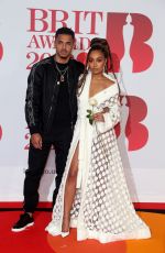 LEIGH-ANNE PINNOCK at Brit Awards 2018 in London 02/21/2018