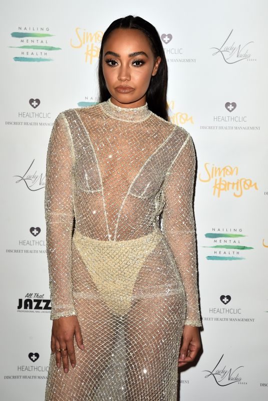LEIGH-ANNE PINNOCK at Nailing Mental Health Valentine’s Ball in London 02/14/2018