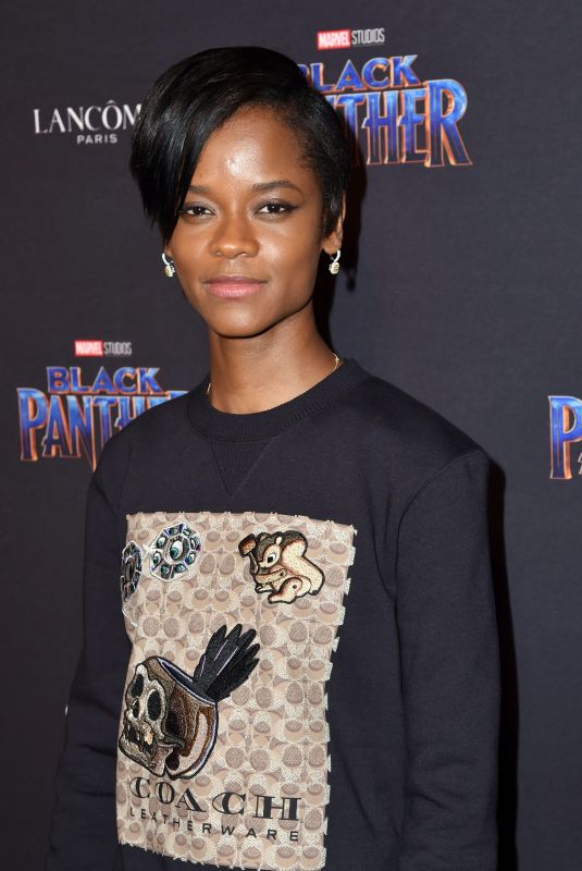 LETITIA WRIGHT at Black Panther Welcome to Wakanda NYFW Showcase in New York 02/12/2018