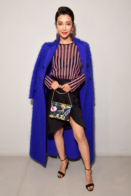 LI BINGBING at Giorgio Armani Show at Milan Fashion Week 02/24/2018
