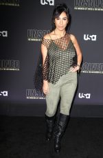 LIANA MENDOZA at Unsolved the Murders of Tupac and the Notorious B.I.G. Premiere in Los Angeles 02/22/2018