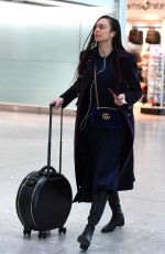 LILLY BECKER at Heathrow Airport in London 02/26/2018