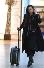 LILLY BECKER at Heathrow Airport in London 02/26/2018