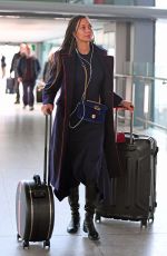 LILLY BECKER at Heathrow Airport in London 02/26/2018