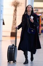 LILLY BECKER at Heathrow Airport in London 02/26/2018
