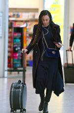 LILLY BECKER at Heathrow Airport in London 02/26/2018