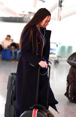 LILLY BECKER at Heathrow Airport in London 02/26/2018