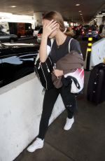 LILY-ROSE DEPP at LAX Airport in Los Angeles 02/03/2018