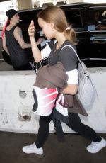 LILY-ROSE DEPP at LAX Airport in Los Angeles 02/03/2018