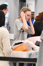 LILY-ROSE DEPP at Los Angeles International Airport 02/18/2018