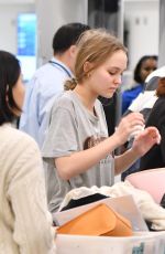 LILY-ROSE DEPP at Los Angeles International Airport 02/18/2018