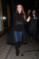 LINDSAY LOHAN at Mnky Hse in London 02/19/2018
