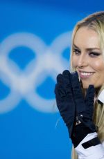 LINDSEY VONN at Alpine Ski Racer Winter Olympics in Pyeongchang 02/21/2018